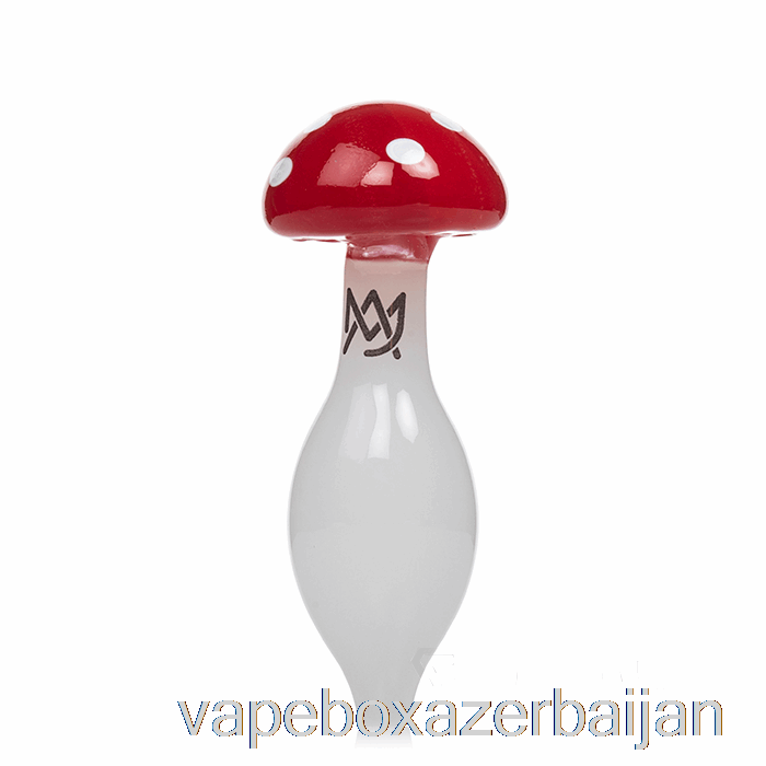 Vape Smoke MJ Arsenal MUSHROOM BUBBLE Carb Cap Red White